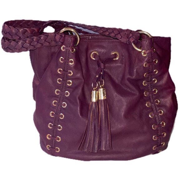 Michael Kors Purple Shoulder Bag - Picture 3 of 14